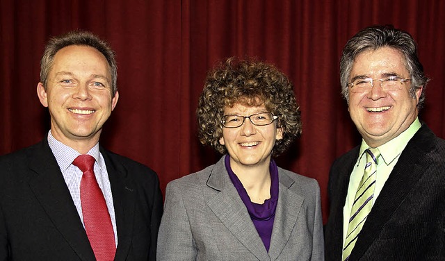 Clemens Hensler (rechts) scheidet nach...rmin Hinterseh (links) verabschiedet.   | Foto: Eva Korinth