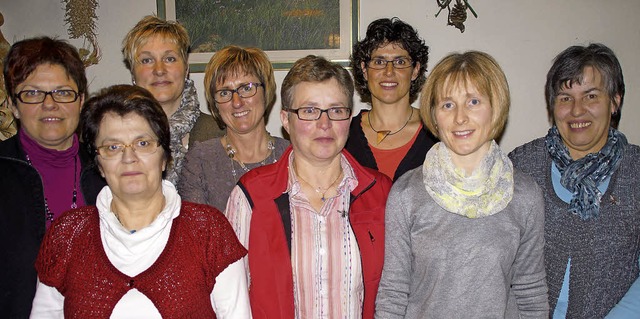 Im Vorstand der Aiterner Landfrauen:  ...isitzerin Agnes Wunderle (von links).   | Foto: Wehrle