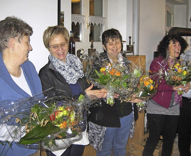 Anlsslich der Jahreshauptversammlung ... einem Blumenstrau besonders geehrt.   | Foto: Privat