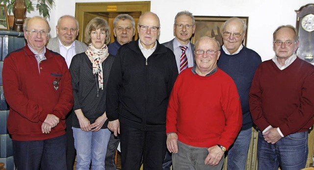 Vorstand des Frdervereins (von links)... Merz, Konrad Schneider, Edgar Baler   | Foto: Heidi Fssel