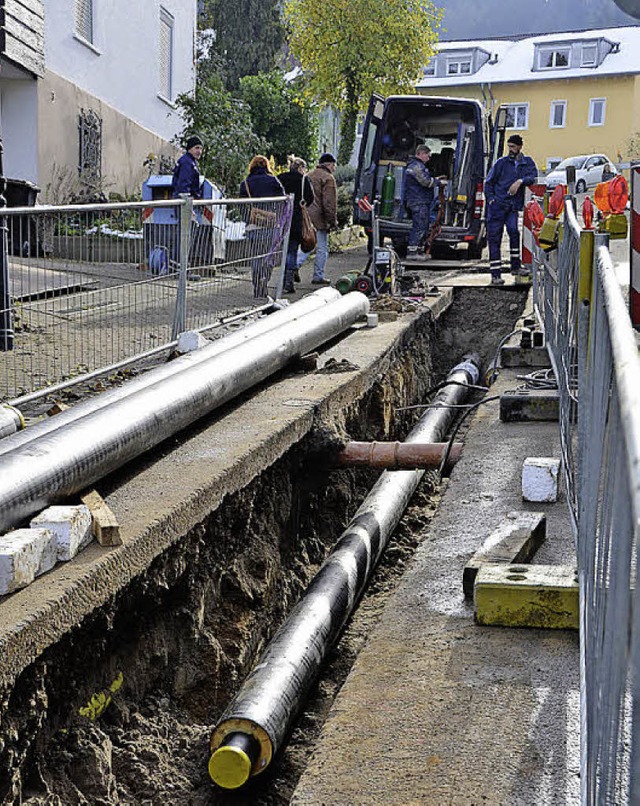 Das Fernwrmenetz in Badenweiler wird nach und nach ausgebaut.   | Foto: Umiger