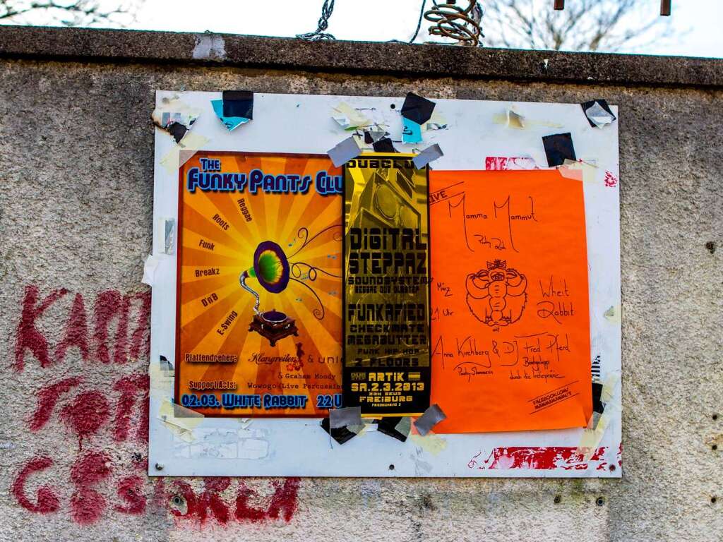 Im Stühlinger steht eine Mauer mit vielen Gesichtern. Im Stühlinger steht eine Mauer mit vielen Gesichtern.