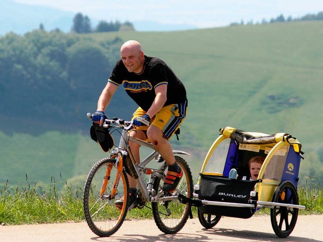 Schauinslandstrecke nur fr Radfahrer ...h es regt sich bereits erster Protest.  | Foto: Rita Eggstein