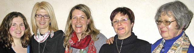 Die Vorstandsfrauen des Frdervereins ...) und  Annerose Hferlin (Beisitzerin)  | Foto: Jutta Schtz