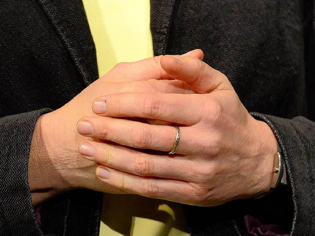 Katrin Gring-Eckardt bei Nachgefragt am Rotteck-Gymnasium in Freiburg.