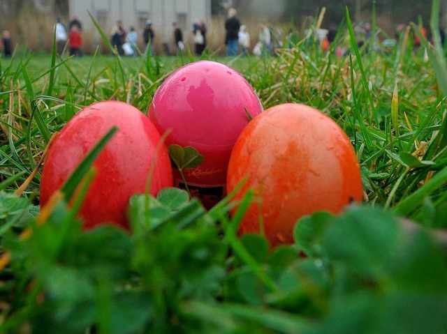 Bald ist Ostern. Aber schon jetzt kann..., sie bemalen und im Zimmer aufhngen.  | Foto: dapd