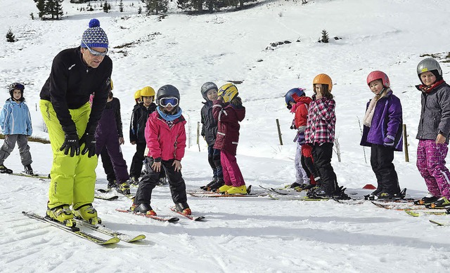 Jrgen Lngin von Skiclub St. Blasien ...or, wie sie sicher das Ziel erreichen.  | Foto: Leah Binzer