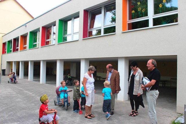 Erst im Sommer 2012 war die Sanierung ...rgartens in Btzingen gefeiert worden.  | Foto: horst david