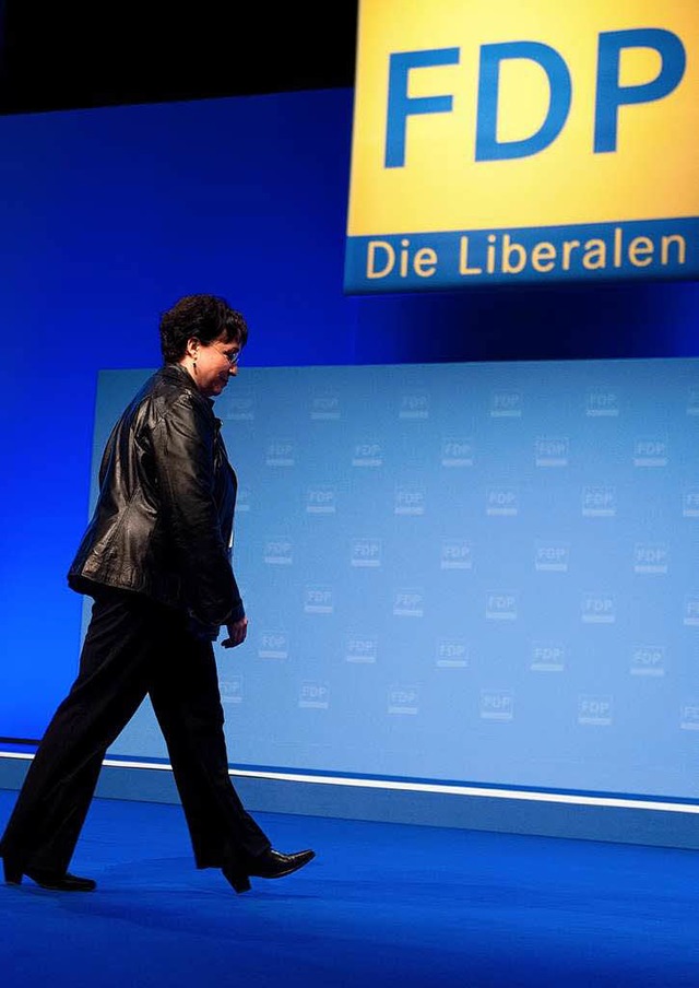 Kein guter Tag fr FDP-Landeschefin Birgit Homburger  | Foto: dapd