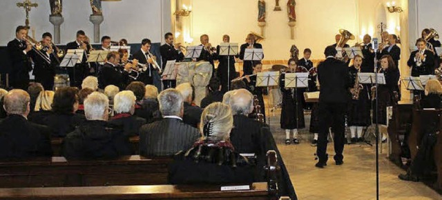 Auch beim Jubilum des Kirchenchores t...kapelle Hchenschwand (Foto) 2012 auf.  | Foto: C. Liebwein