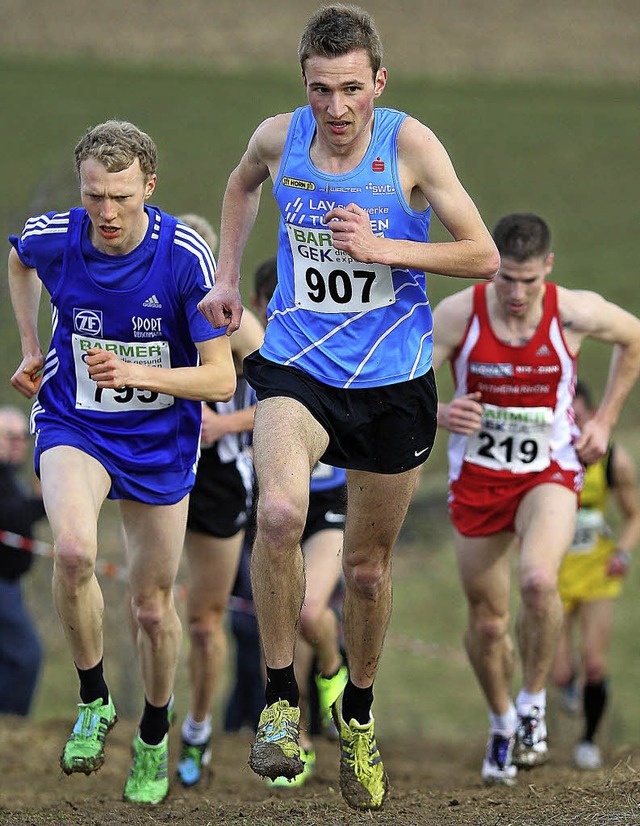 Mutig verrichtete der sptere Vierte M...tere deutsche Meister Richard Ringer.  | Foto: ralf grlitz