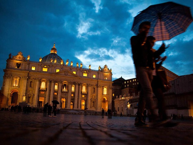 In Rom liegt Spannung in der Luft.  | Foto: dpa