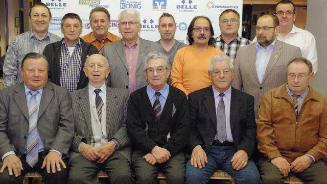 Langjhrige Mitglieder ehrte der SC Wy...rein sogar seit nunmehr 80 Jahren an.   | Foto: Jrgen Schweizer