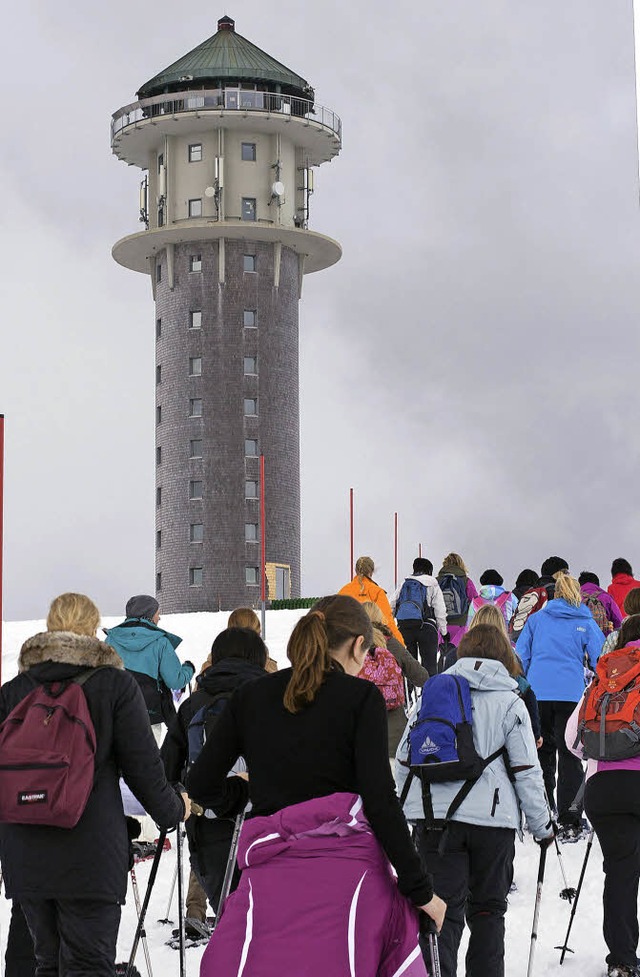 Beim Ladies Day auf dem Feldberg war d.... 36 Frauen machten sich auf den Weg.   | Foto: Privat