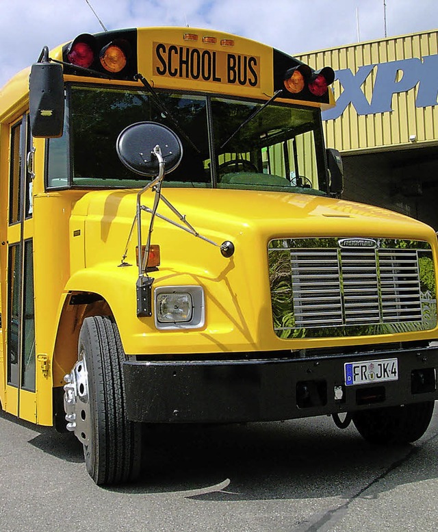 Ein amerikanischer Schulbus in typisch...hen den Veranstaltungsorten verkehren.  | Foto: Stadt Ettenheim