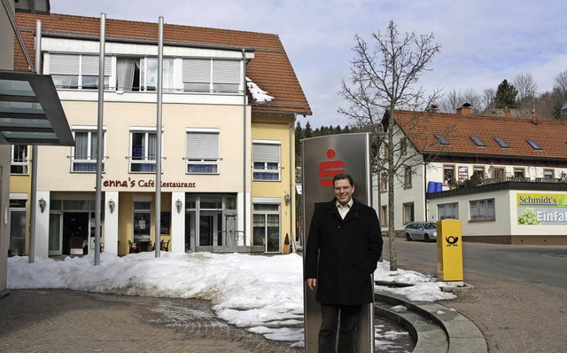 Ein Ortskern, dessen Angebot es zu erh...as Link fhlt sich wohl in Rickenbach.  | Foto: Katja Mielcarek