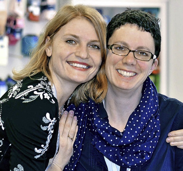 Haben ihre Geschfte vereint: Nathalie Khny (links) und Sandra Mller   | Foto: Privat