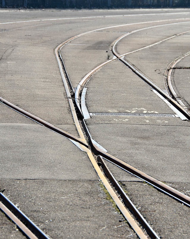 Wohin geht die Reise? Schienen auf dem BASF-Areal   | Foto: Ralf H. Dorweiler