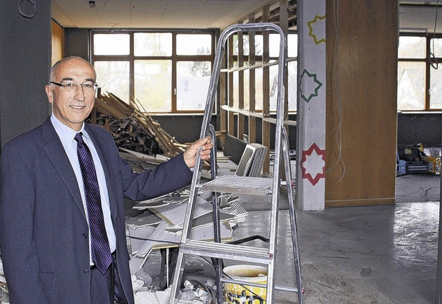 Muss keine pdagogischen Abstriche mac...Baustelle des Frstenberg-Gymnasiums    | Foto: Dangel