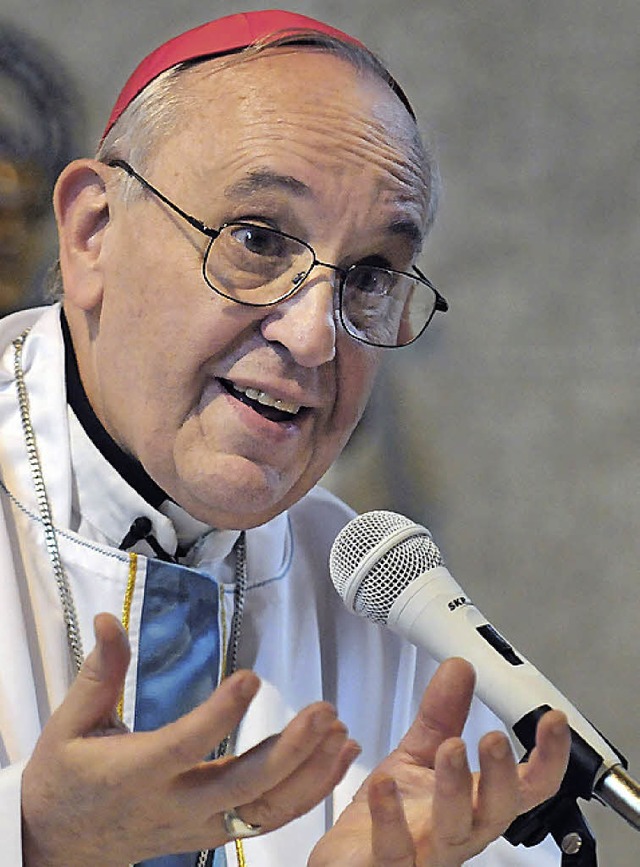 Er ist der neue Papst.  | Foto: afp