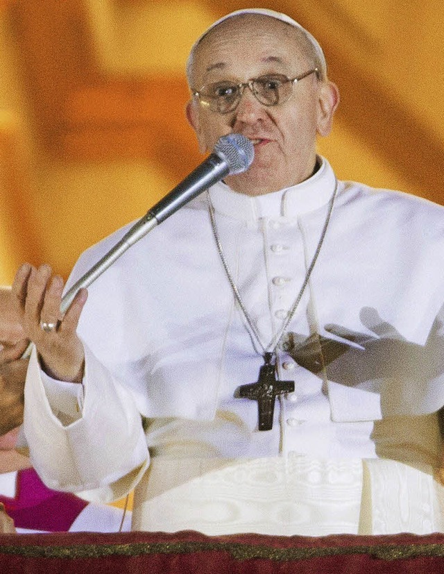 Auf ihm ruhen viele, viele  Erwartungen: Papst Franziskus.   | Foto: dpa