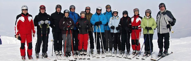 Sichtlich Spa hatten die Teilnehmer der Ski-Safari des Ski-Club Fahrnau.   | Foto: Privat