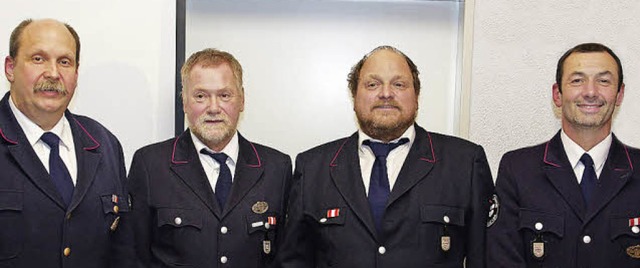 Glckwunsche fr 40 Jahre Feuerwehrdie...teilungskommandant Hanspeter Menner.    | Foto: Privat