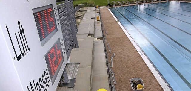 Parkschwimmbad: Ob die Saison ein Erfo... khlen Tagen will niemand schwimmen.   | Foto: Max Schuler