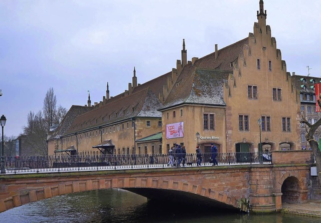 Das alte Zollhaus in Straburg: Hier s... elsssischer Bauern verkauft werden.   | Foto: bri