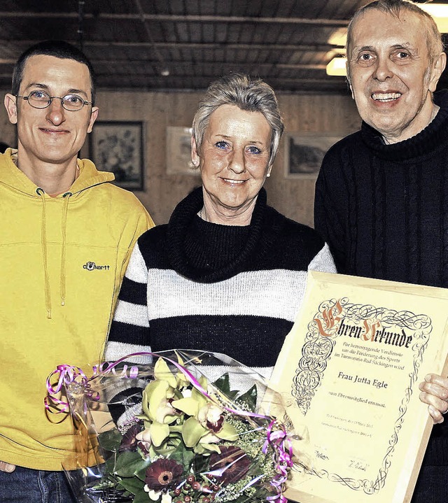 Ehrungen in der Hauptversammlung des T...es Engagement im Verein ausgezeichnet.  | Foto: frank linke