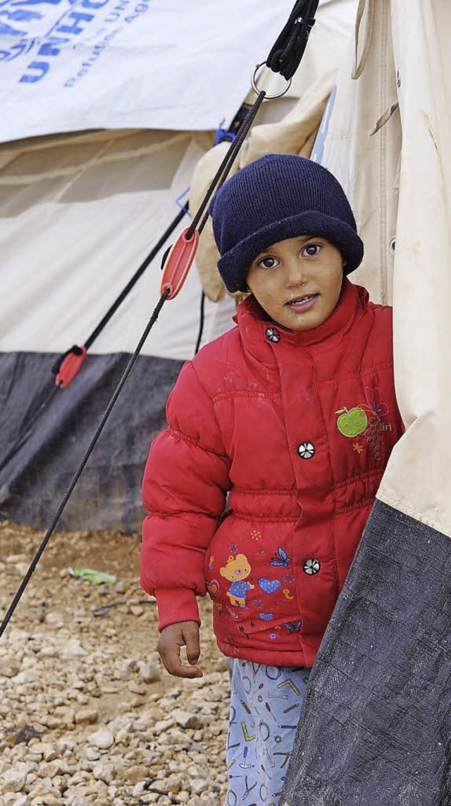 Syrisches Flchtlingskind in einem Lager des UNHCR in Jordanien  | Foto: Matthias Leibbrand