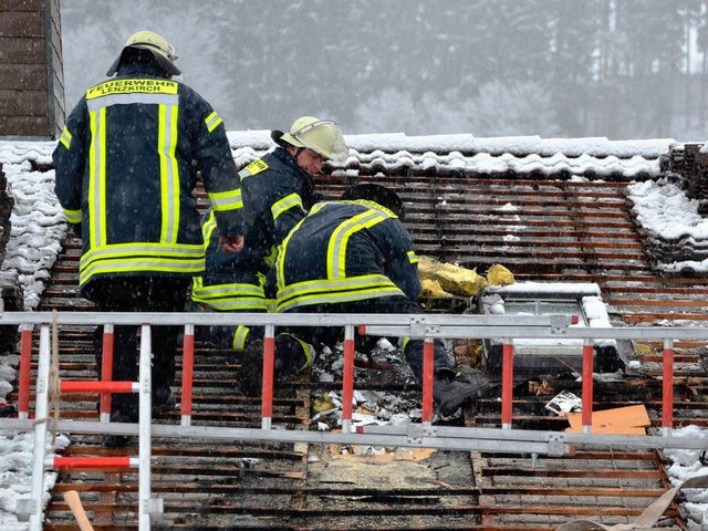 Schwelbrand in einer Schreinerei in Lenzkirch  | Foto: kamra24.tv