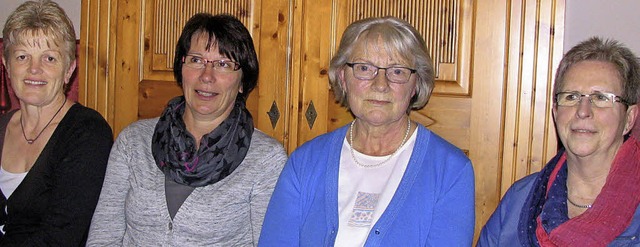 Das Vorstandsquartett des Frauenverein...Irmgard Steinwendtner. Foto: Ines Bode  | Foto: Ines Bode