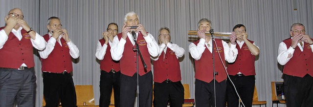 Verzauberten mit ihren Mundharmonikas ...die &#8222;munteren Hallodris&#8220;    | Foto: Sedlak