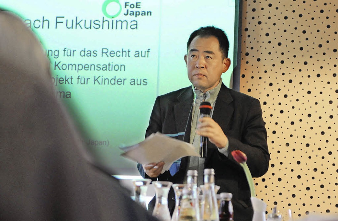 Einsatz fr Kinder und gegen AKWs: Katsumi Hasegawa  | Foto: rita eggstein