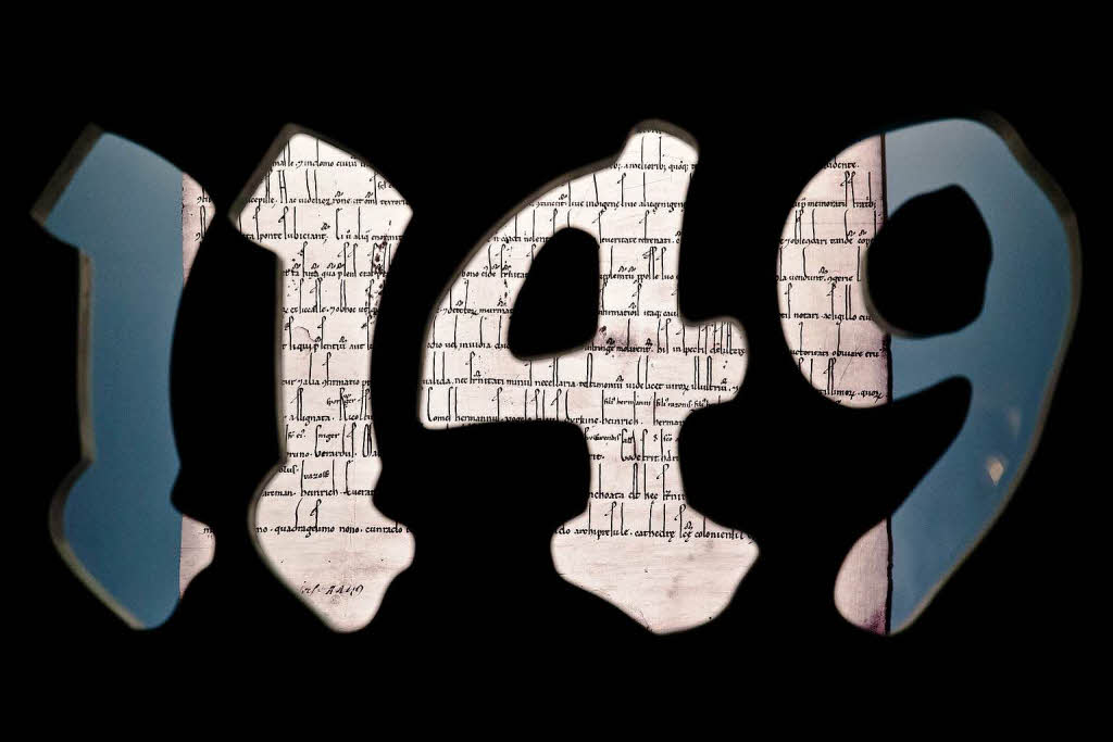 Die Gründungsurkunde der Kölner Bettdeckenweberbruderschaft von 1149 Die Gründungsurkunde der Kölner Bettdeckenweberbruderschaft von 1149