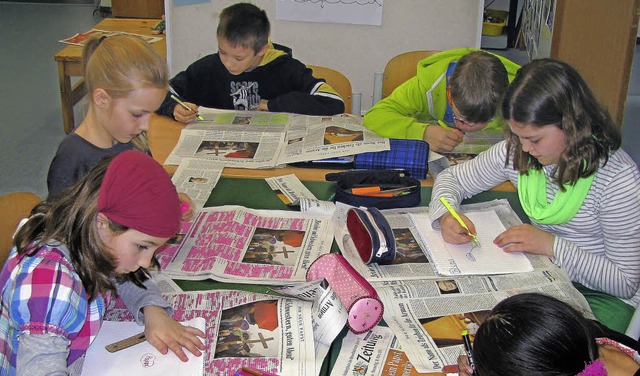 Seit zwei Wochen wird in der Klasse 4a...n und Mdchen aufs hchste motiviert.   | Foto: Manfred Lange