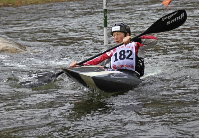 Dennis Viesel vom Kanuclub Elzwelle.   | Foto: Stefanie Sigmund