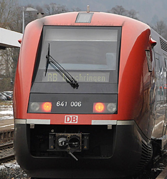 Auf einem politisch unsicheren Gleis: die Hochrheinbahn.  | Foto: Gra