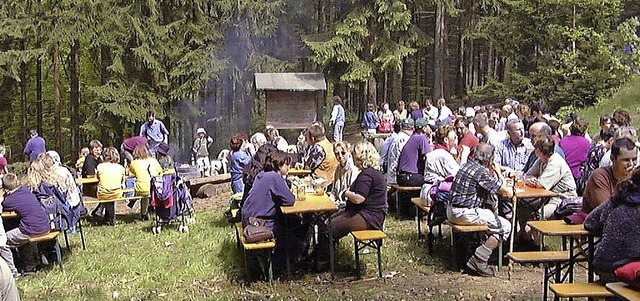 Bergwacht-Tradition: das Wanderfest am Fritscheneck.  | Foto: bergwacht