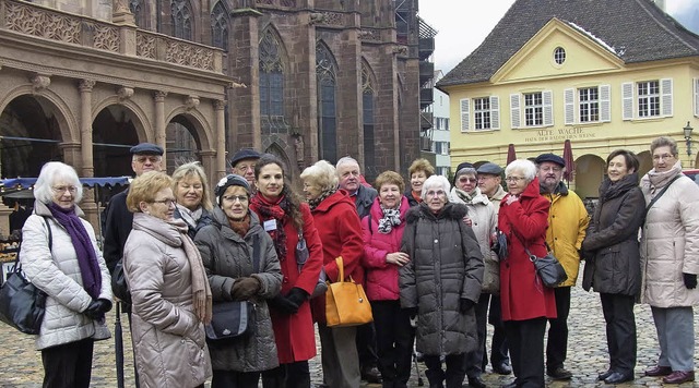 Wissenswertes erfuhren die Teilnehmer ...h das Mnster auf dem Programm stand.   | Foto: Privat