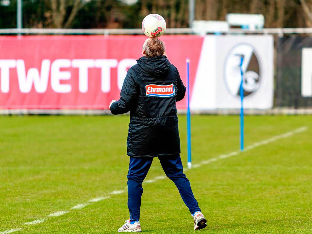 Bei Training ruht die Mannschaft in sich.