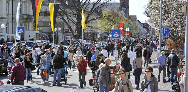 Viele Besucher werden am kommenden Son...soffenen Sonntag in Mllheim erwartet.  | Foto: volker mnch