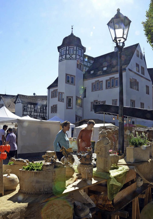 Skulpturen auf dem Knstlermarkt in Emmendingen  | Foto: Marius Alexander