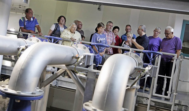 Das Wasserwerk der Badenova auf dem Ga...ei der BZ-Ferienaktion im August 2012.  | Foto: CHR. BREITHAUPT