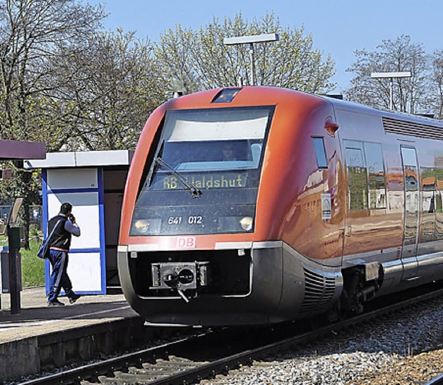 Noch fahren am Hochrhein Dieselzge.   | Foto: gramespacher