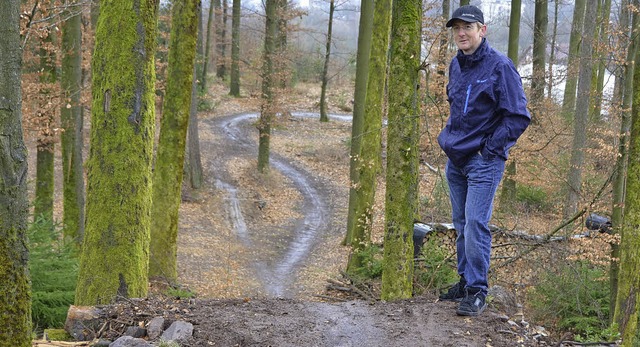 Helmut Mutter; Streckenbauer Cross-Country-Strecke  | Foto: Michael Gilg