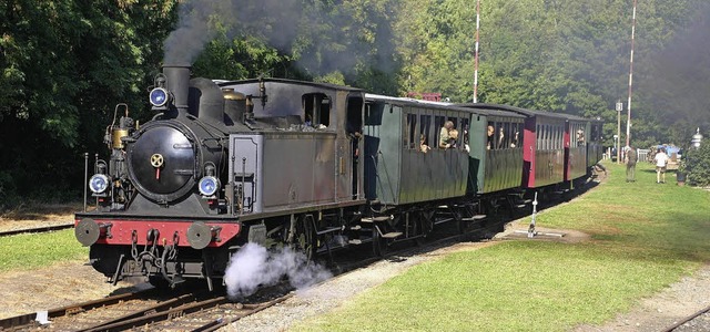 Vor 144 Jahren rollten die ersten Zge...orischen Train Thur Doller zu fahren.   | Foto: Pr/Train Thur Doller