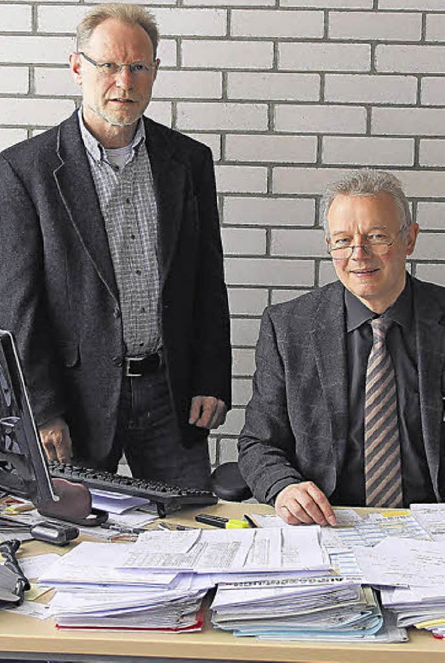 Bernd Crmann (rechts) und Peter Budde  | Foto: Dinort