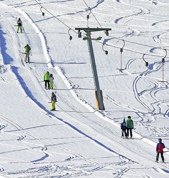Wenn es die Schneeverhltnisse zulasse...nd auch in der Woche noch in Betrieb.   | Foto: Ute Maier